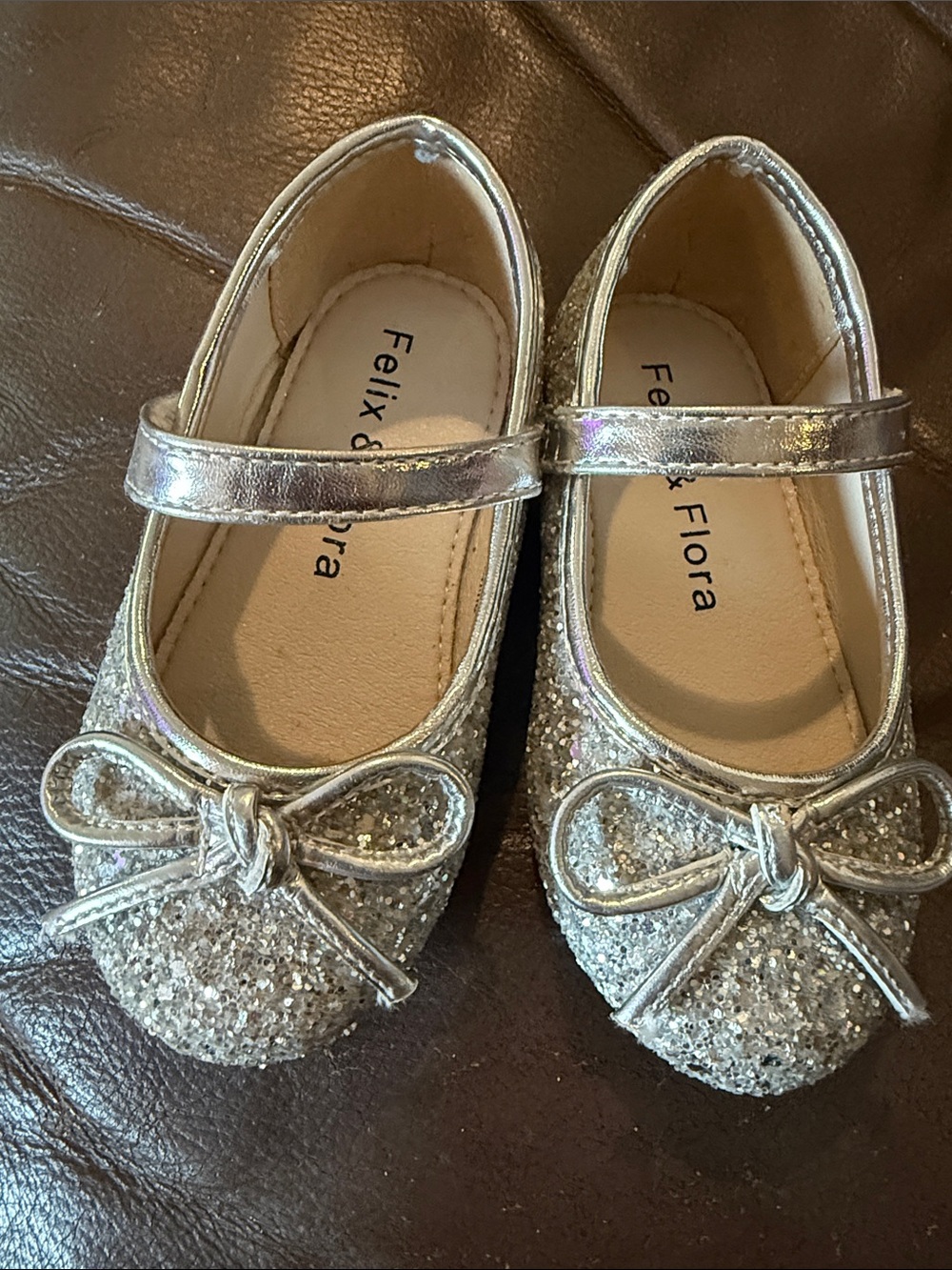 Felix & Flora Toddler Flower Girl Dress Shoes - Girl Ballet Flats